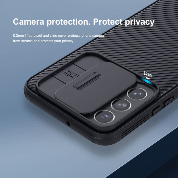 FRATO Samsung S23 Samsung Galaxy S23 Camshield Case Cover Black
