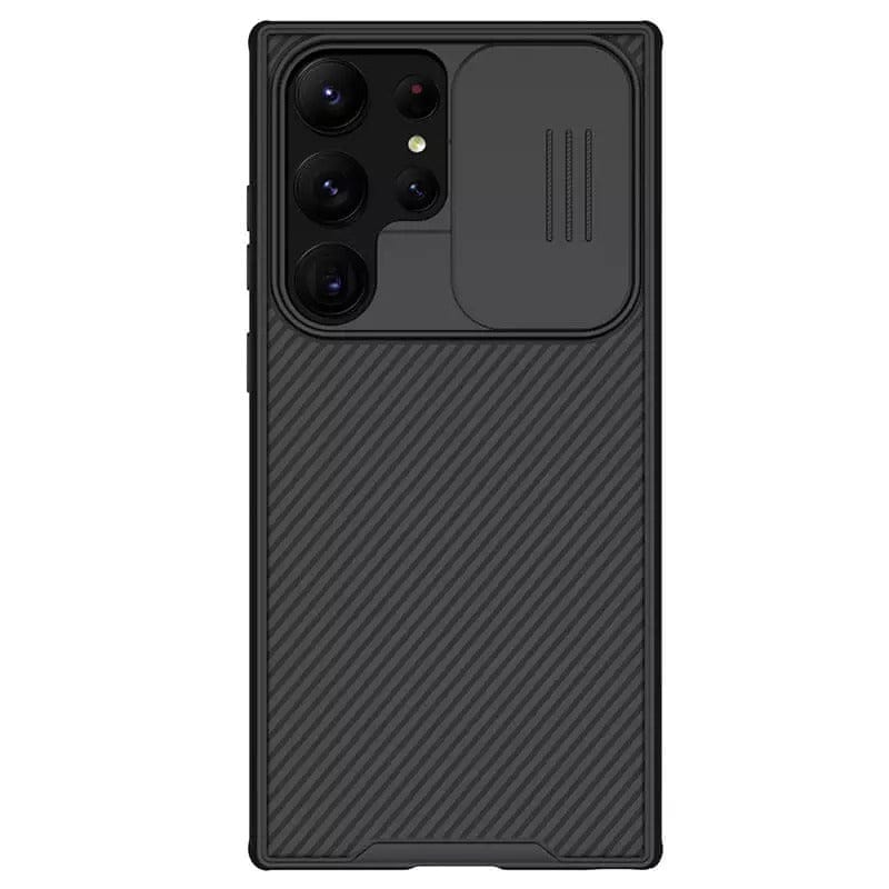 FRATO Samsung S23U Samsung Galaxy S23 Ultra Camshield Case Cover Black