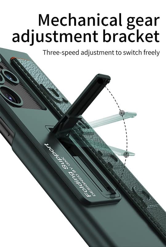 FRATO Samsung S23U Samsung Galaxy S23 Ultra Kickstand Wristband Shockproof Case Cover