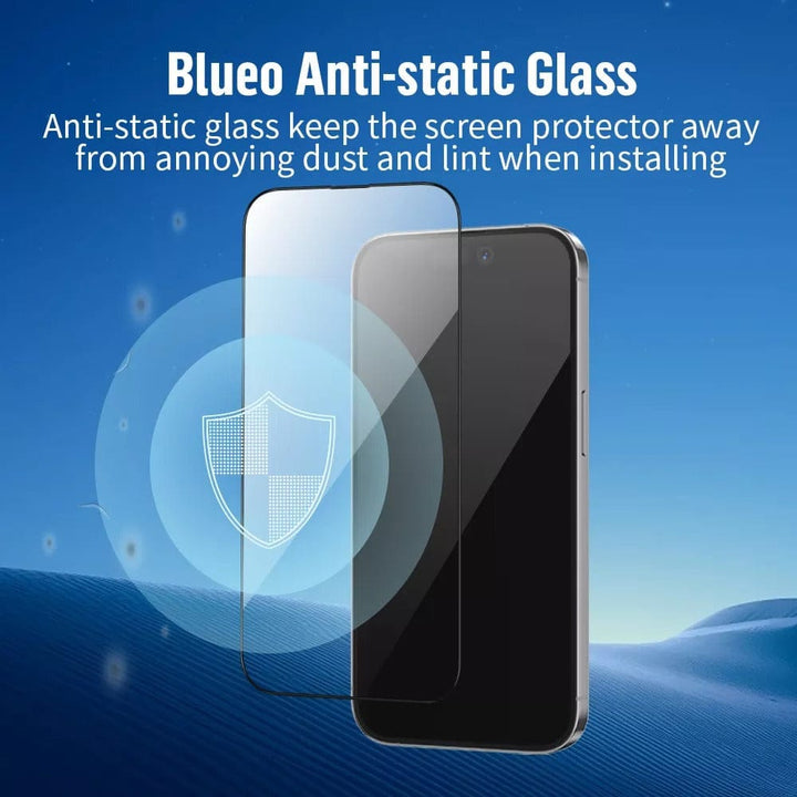 FRATO Tempered Glass Anti Static Dustproof HD ClearTempered Glass For iPhone