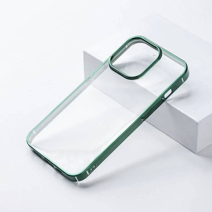 Crystal Clear Chrome Electroplated Bumper iPhone Cover