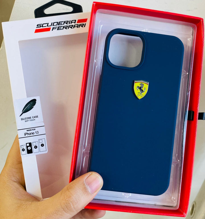 iPhone 16 Series FR Sports Car Logo Silicone Case Cover