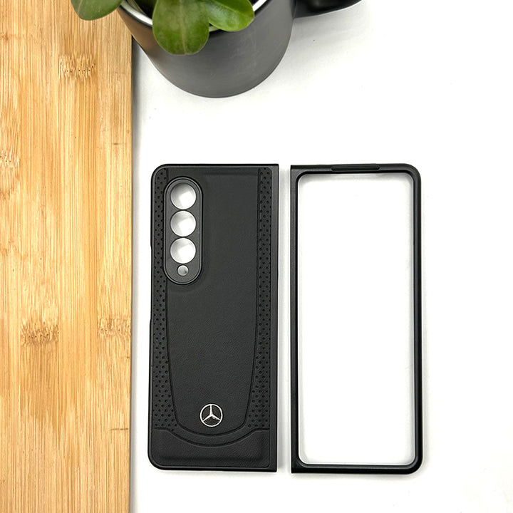 Samsung Z Fold 3 Mercedes Sports Car Logo Design Case Cover