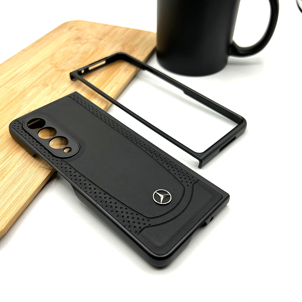Samsung Z Fold 3 Mercedes Sports Car Logo Design Case Cover
