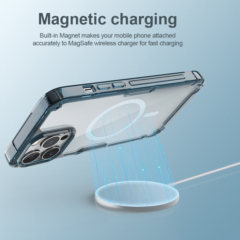 Nillkin iPhone Magsafe Clear Airbag Drop Fall Resistant Magnetic Case Cover