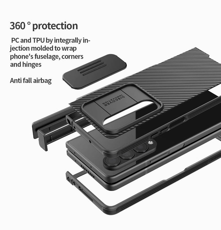 Nillkin CamShield Pro Full Set Case Cover for Samsung Z Fold 4 Black