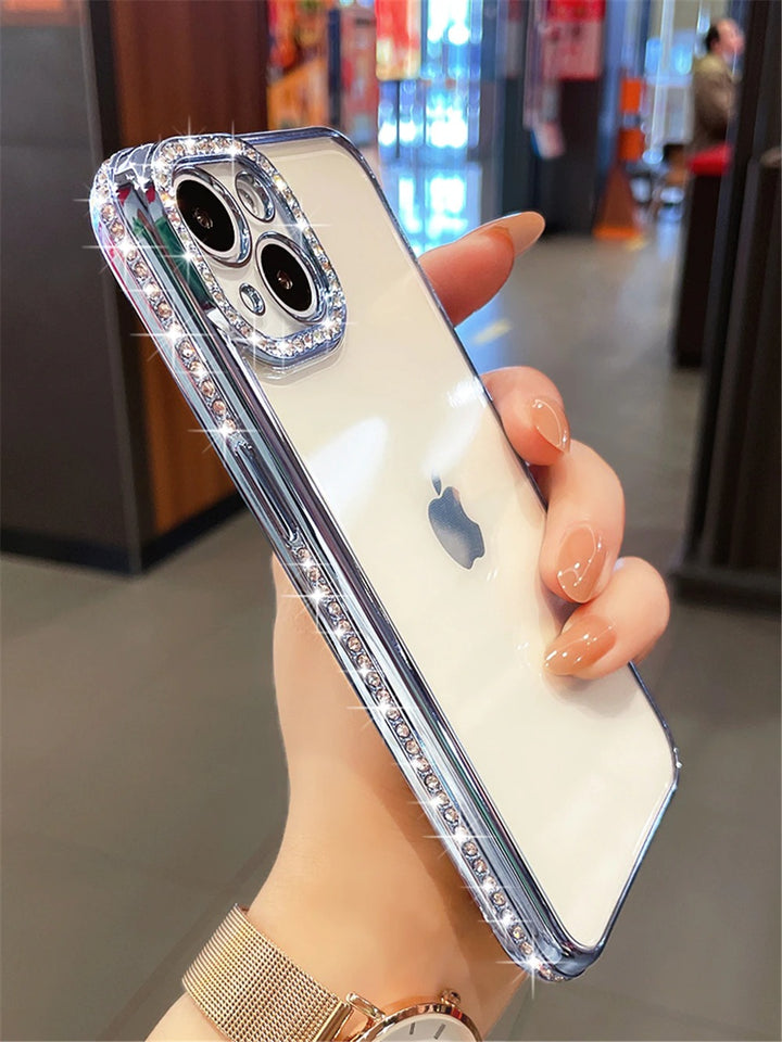 iPhone Side Diamond Chrome Case